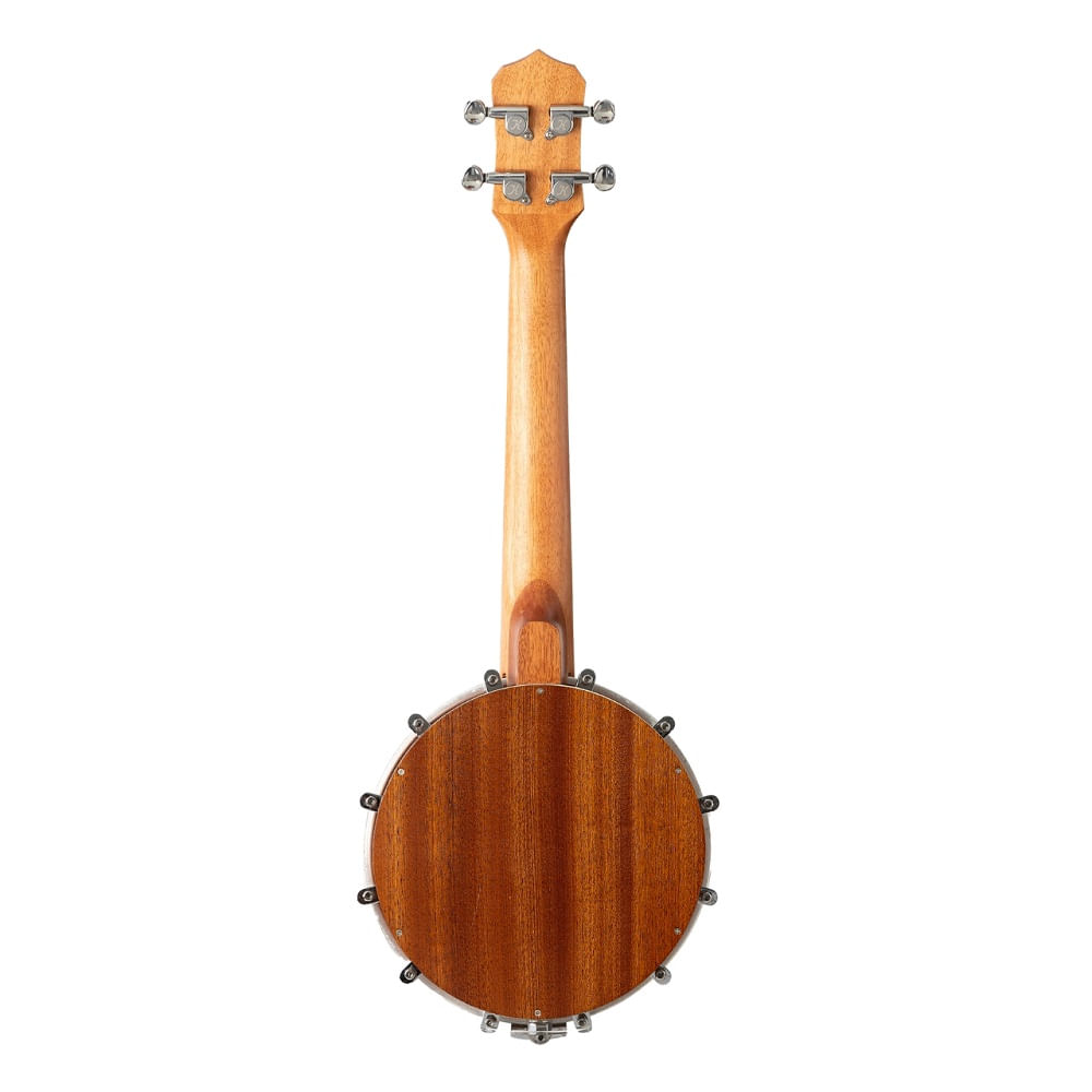 Banjolele Ortega Série OUBJE90-MA - 4 Cordes En Érable Avec Housse - Son Puissant Et Capteur Passif