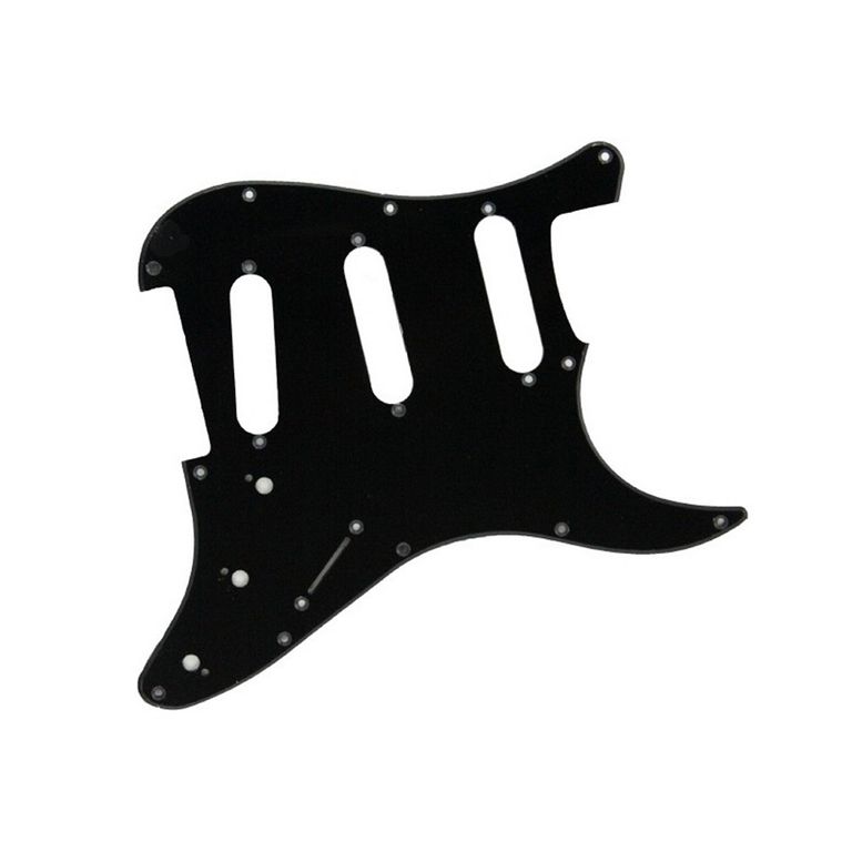 escudo-para-guitarra-stratocaster-preto-com-1-camada-dolphin