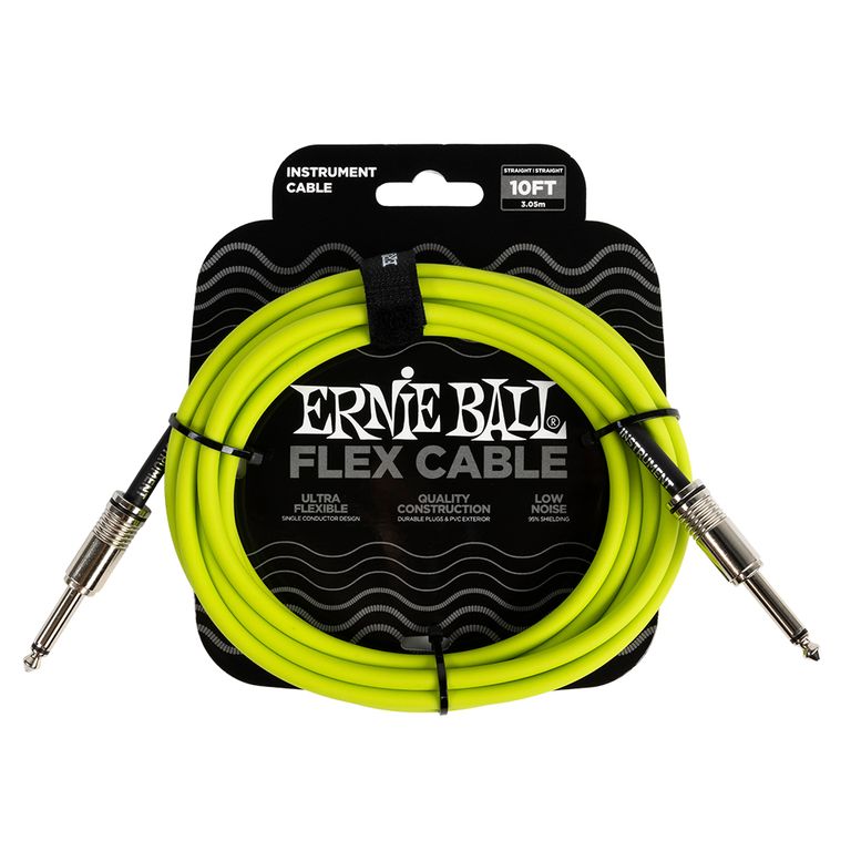 Cabo_Ernie_Ball_Flex_P10-Reto_Reto_com_3mts_Verde_P06414_16502 Cabo_Ernie_Ball_Flex_P10-Reto_Reto_com_3mts_Verde_P06414_16502